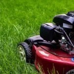 side view lawn mower sized