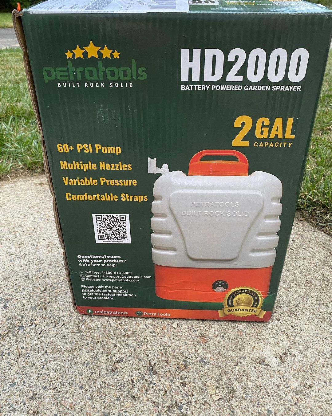 Petra Tools HD2000 Backpack Sprayer